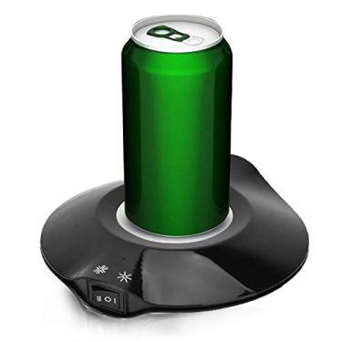 Imagem de Porta-copos USB Yoidesu, porta-copos, porta-copos, tapete de carregamento USB, tapete com isolamento térmico, copo de aquecimento duplo USB para uso térmico, copo de café, chá, bebidas e aquecedores, porta-copos gelados (Preto)
