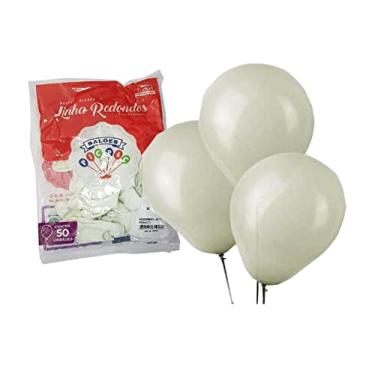 Imagem de 250 Bexiga Balão Pequeno N° 6,5 Branco - 5 Pacotes