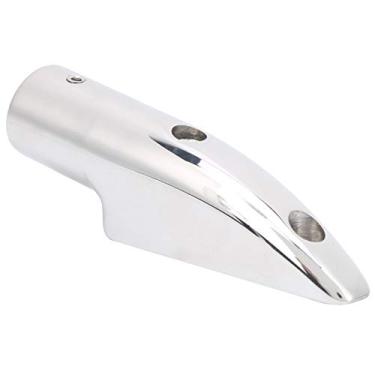 Imagem de Crazy Sales – Tubo de extremidade de trilho de barco, resistente e durável, com extremidade de encaixe de trilho de prata, leve, impermeável para barcos e corrimãos