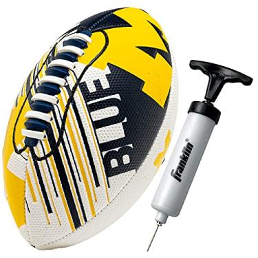 Imagem de Franklin Sports Michigan Wolverines Football - Mini futebol juvenil - Futebol de 21,5 cm - Textura de fácil aderência - Perfeito para crianças!