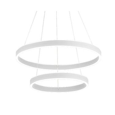 Imagem de Luminária Pendente Halo Double 106W 3000K Branco Bivolt