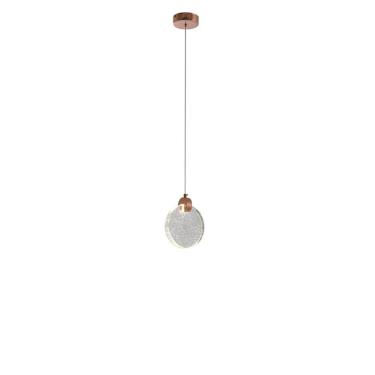 Imagem de Pendente Cristal Redondo Rose Gold 13cm Led 5W 3000K Bivolt