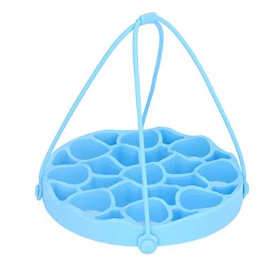 Imagem de panelas de pressão Ninja Foodi com alças para panela,Estilingue de silicone para assar panelas de pressão compatível com panela instantânea, cabe 5 quartos 6 quartos 8 quartos(Blue)