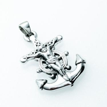 Imagem de Pingente Bali Crucifixo Com Âncora