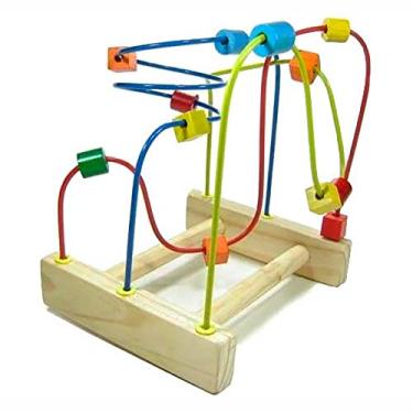 Imagem de Aramado Montanha Russa Madeira - Multicolorido - Dicá