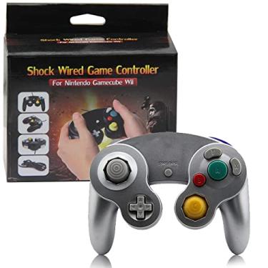 Imagem de Controle Para Game Cube Nintendo Wii/U Switch Computador Prata