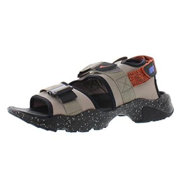 Imagem de Nike Men's Sandal Canyon (Moon Fossil/Racer Blue/Orange, 10, numeric_10)