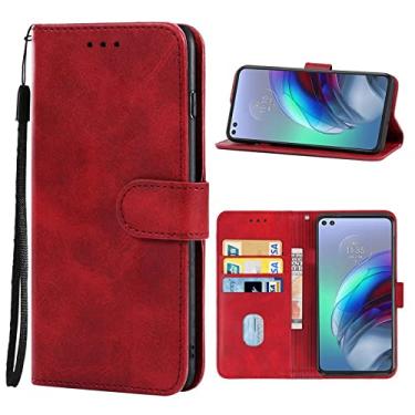 Imagem de Para Motorola Moto Edge S / G100 Correia de Couro