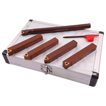 Imagem de HHIP 2003-0033 Indexable Turning and Boring Tool Set, 5 Piece, 1/2"