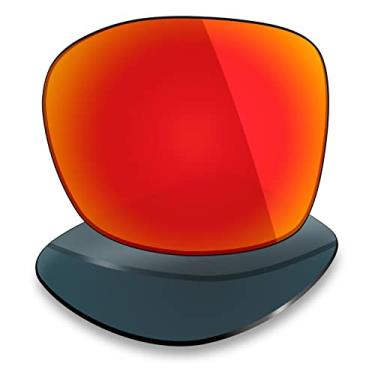 Imagem de Mryok Lentes de reposição polarizadas para Spy Optic Honey – Vermelho fogo