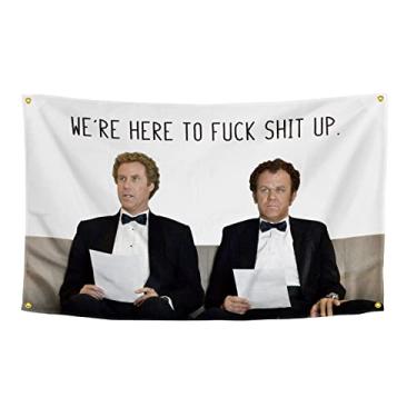 Imagem de OOOYIY Bandeira engraçada bandeiras universitárias 9 × 1,5 m bandeira de parede para pendurar ao ar livre com 4 ilhós de latão para decoração de dormitório universitário