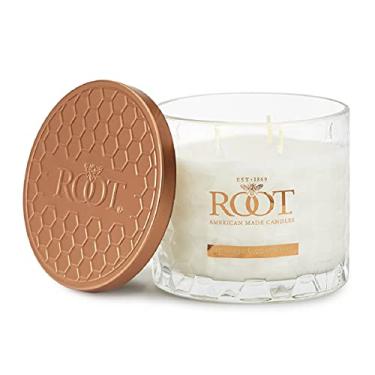 Imagem de Root Candles Vela perfumada de mistura de cera de abelha com colmeia, 1 EA, madeira de cedro japonesa
