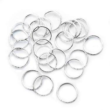 Imagem de Darice Victoria Lynn Mini Alianças de Casamento Prata 1,9 cm 24 Peças (6-Pack) 1621-66