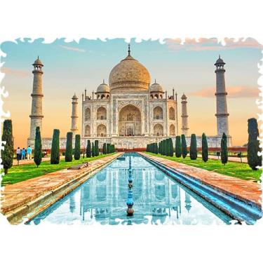 Imagem de Quebra-Cabeça PUZI Taj Mahal 200 Peças de Madeira