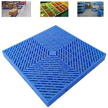 Imagem de Palete De Armazenamento Paletes De Plástico Costura Combinação De Diamante Projeto De Drenagem Para Prevenir A Poluição Fortalecimento E Firmeza Do Fundo Uso Para Armazém De Fábrica De Supermercad