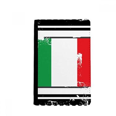Imagem de Porta-passaporte retangular bandeira nacional da Itália país marca notecase burse carteira capa porta-cartão, Multicolor