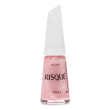 Imagem de Esmalte Risqué Rosas Cintilantes Pérola 8ml, Risqué, Pérola, 8 ml