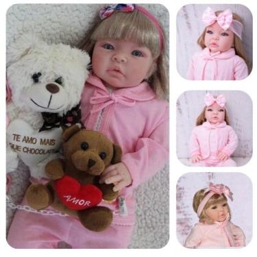 Boneca Reborn Barata Girafinha Enxoval Completo Fala e Chora - Cegonha  Reborn Dolls - Bonecas - Magazine Luiza