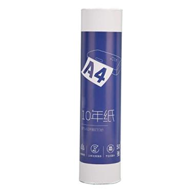Imagem de posicionamento intermitente de marca??o preta,Papel de impress?o t¨¦rmica, 50 folhas por rolo de papel t¨¦rmico, impressoras t¨¦rmicas port¨¢teis para impressora Zjiang A4, 50 Rolos de Recibo de Pap
