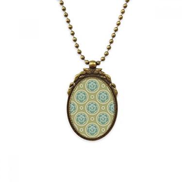 Imagem de DIYthinker Colar de repolho verde com padrão decorativo, colar antigo, pingente de contas vintage