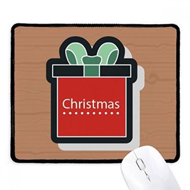 Imagem de Mouse pad com ícone de desenho animado de Natal para Tapete de borracha para jogos