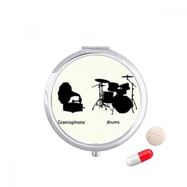 Imagem de Kit de bateria musical com padrão de energia, caixa de armazenamento de remédios