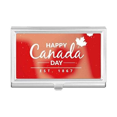 Imagem de Maple Leaf Happy Canada Day 4 de julho, slogan para cartões de visita
