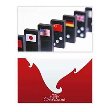 Imagem de Pai Gow Bandeira de dados para jogos Feriado, Feliz Natal, Cartão de parabéns Mensagem de Natal