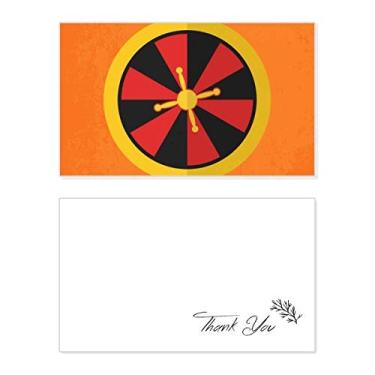 Imagem de Ilustração de elemento de toca-discos de cassino, cartão de agradecimento, aniversário, saudação, casamento, agradecimento