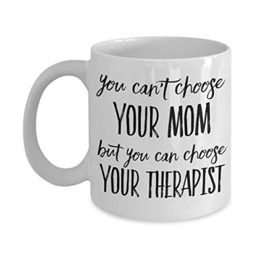 Imagem de Caneca para mãe – presente para a mãe – presente para a mãe – caneca para mãe terapeuta, ideia de presente para o dia das mães – ideia de presente para aniversário de casamento, Natal