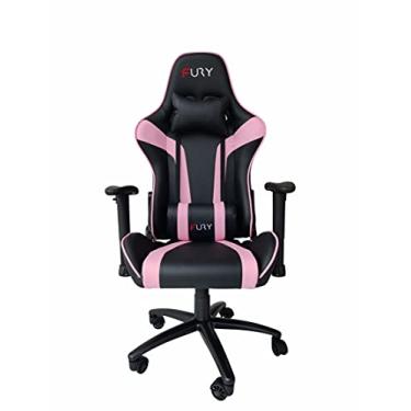 Imagem de Cadeira Gamer Fury XR, Braço Ajust, Reclin. 180° - Rosa