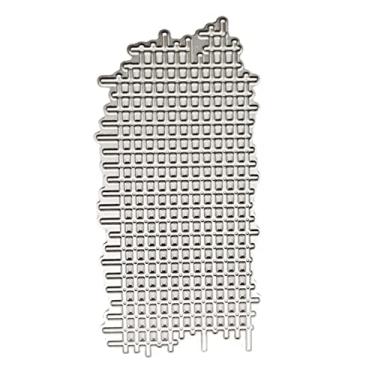 Imagem de Matrizes de corte de fundo de malha, faça você mesmo scrapbooking artista corte de metal matrizes estêncis artesanato diy álbum pasta de gravação estênceis fabricante de foto modelo decoração