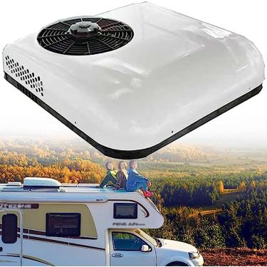 Ar condicionado DC elétrico para caminhão Rv Camper Rooftop,ar