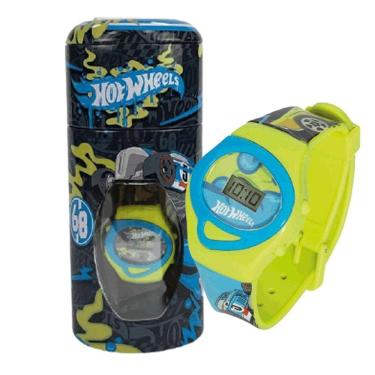Imagem de Relógio Digital Infantil Hot Wheels com Cofrinho para Moedas