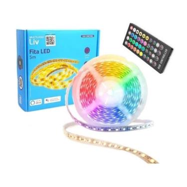 Imagem de Fita Led Rgb 5050 Wifi Smart Inteligente Wi-fi Alexa Google Home Controle Remoto