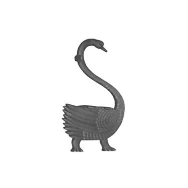 Imagem de Par Pé de Banco Praça Jardim Decoração Cisne Ferro Fundido