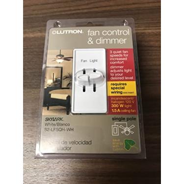 Imagem de Skylark Ventilador/Controle de luz Interno 1,5 Amp Branco Ul, Csa Clamshell