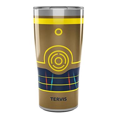 Imagem de Tervis Copo isolado Disney Star Wars C-3PO See Three Triple Walled, 590 ml, aço inoxidável
