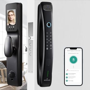 Imagem de Fechaduras WiFi, Smart Lock, 3D Reconhecimento Facial Fechadura Digital Biométrica de porta, Fechadura de porta de entrada sem chave (X3)