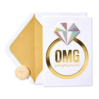 Imagem de Papyrus Cartão de noivado engraçado (anel Omg)