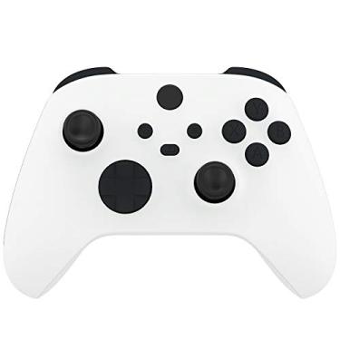 Imagem de eXtremeRate Botões de substituição pretos para Xbox Series S e Xbox Series X Controller, LB RB LT RT Bumpers Disparadores D-pad ABXY Teclas de Compartilhamento para Xbox Series X/S
