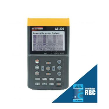 Imagem de Analisador Energia Digital Datalogger True Rms Usb Exibição 50 Harmônicas Ae-200 Portát...