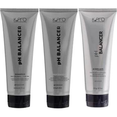 Imagem de Kit K.Pro Ph Balancer Shampoo + Condicionador + Acidifican - Kpro