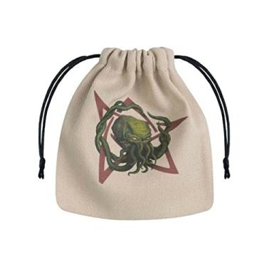 Imagem de Call of Cthulhu Beige & Multicolor Dice Bag