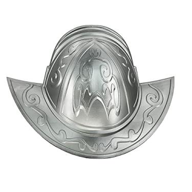 Imagem de MILERUN Plastic Medieval Spanish Conquistador Warrior Soldier Morion Helmet for Festival Costume Accessory Battle Play Halloween Cosplay LARP Silver