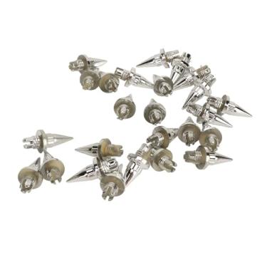 Imagem de A Porca Rebite Elegante Borda Roda do Espigão de 25 Pces Melhora A Aparência para Rodas Plásticas do Rebite do Falso (Prata)