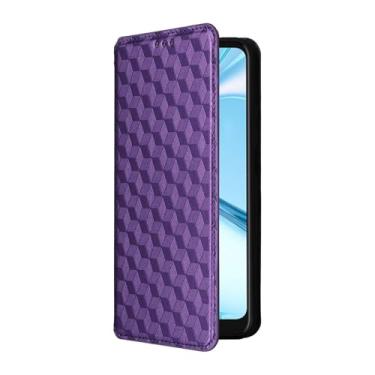 Imagem de Capas compatível com OPPO Realme C67 4G,Design da carteira com slot para cartão e Kickstand Característica,Fechamento magnético