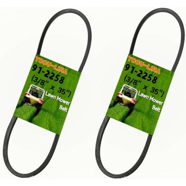 Imagem de Correia em V para cortador de grama 91-2258 (3/20.3 cm x 89.3 cm) para Reycler Toro e Super Recycler autopropelido 20001 20003 20005 20007 20012 20016 20017 20018, substitui a correia de transmissão