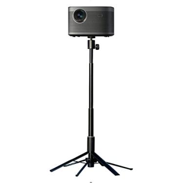 Imagem de XGIMI Suporte para projetor, tripé portátil telescópico suporta horizontal/horizon Pro/Elfin/Halo/MOGO PRO e outros projetores de marcas, rotação livre de 360°