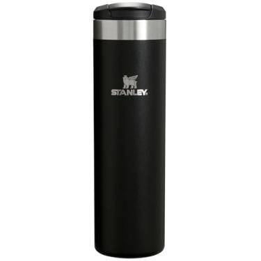 Imagem de Stanley Garrafa AeroLight Transit de 590 ml | Tampa com trava | Garrafa de água resistente a vazamentos ou caneca de café | Aço inoxidável com isolamento leve | Livre de BPA | Preta
